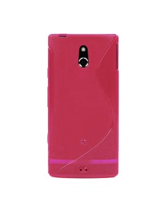 Funda gel TPU ola Sony Xperia P (LT22i) translúcida roja carmín 2