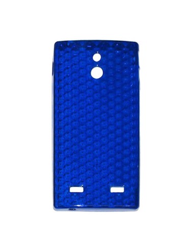 Funda gel TPU diamond Sony Xperia P (LT22i) azul