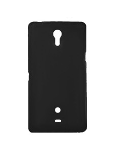 Funda gel TPU brillo Sony Xperia T (LT30p) negra