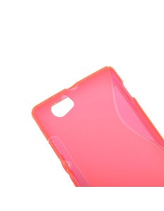 Funda gel TPU ola Sony Xperia M (C1904 / C1905 / C2004 / C2005) rosa 2
