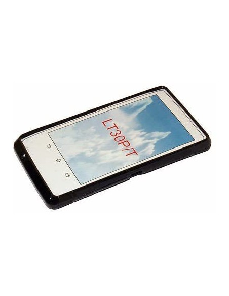 Funda gel TPU Sony Xperia T (LT30p) negra