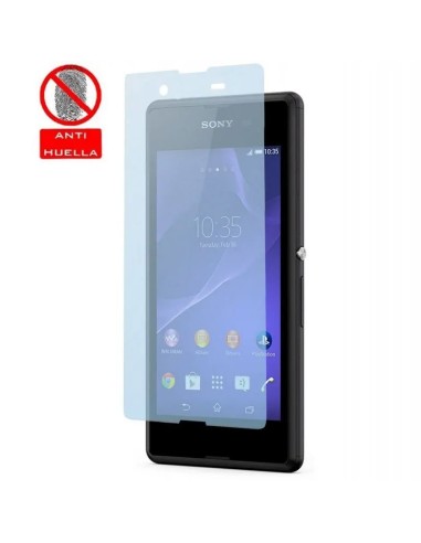 Protector pantalla adhesivo antihuellas Sony Xperia E3