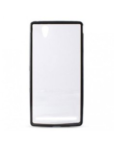 Carcsa fusion "Made For Xperia" para Sony Xperia T2 Ultra transparente borde negro