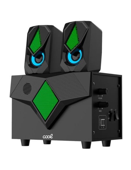 Equipo de audio para PC COOL Gaming LED USB 15W