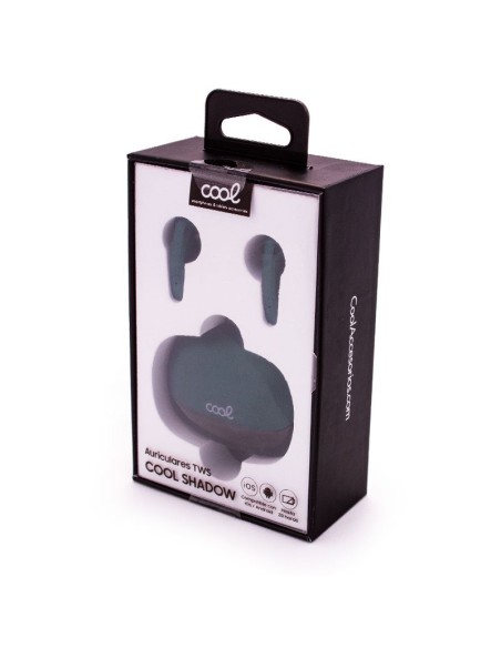 Auriculares bluetooth estéreo TWS con pantalla LCD Cool Shadow verdes