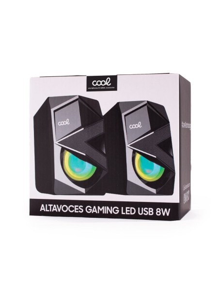 Equipo de altavoces para PC COOL Gaming LED USB 8W