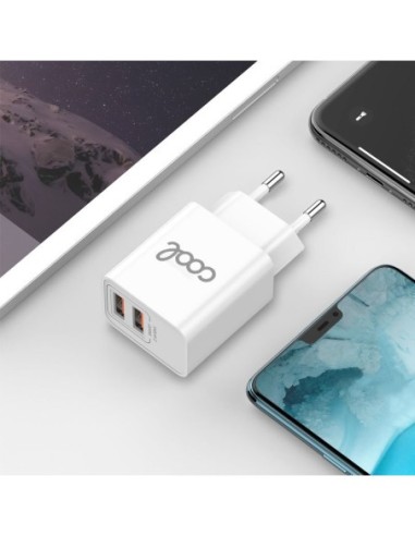 Cargador de red iPhone doble toma USB...