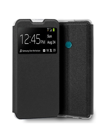Funda libro soporte TPU Honor 9X Lite negra