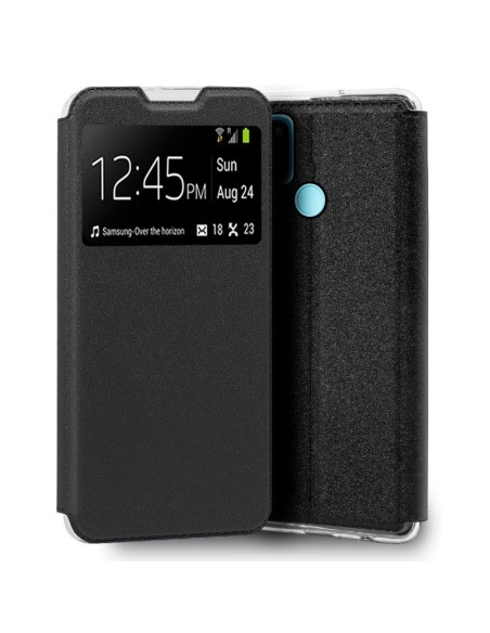 Funda libro soporte TPU Realme C21Y / C25Y negra