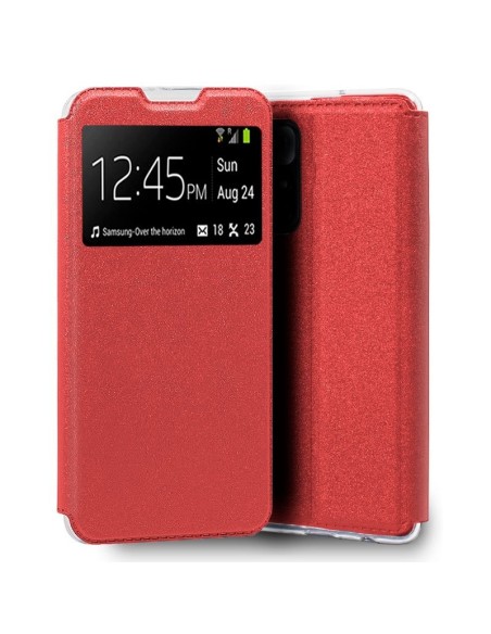 Funda libro soporte TPU Redmi Note 11S 5G / Poco M4 Pro 5G roja