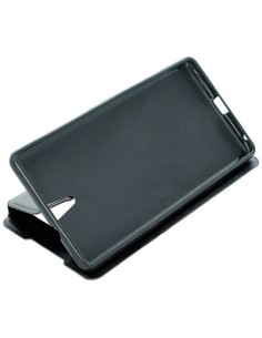 Funda libro soporte TPU Sony Xperia C5 Ultra negra 2