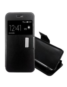 Funda libro soporte TPU Sony Xperia C5 Ultra negra