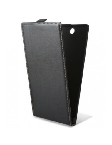 Funda tapa piel Sony Xperia Z Ultra negra