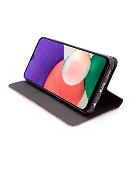 Funda libro soporte A226 Galaxy A22 5G Elegance rosa