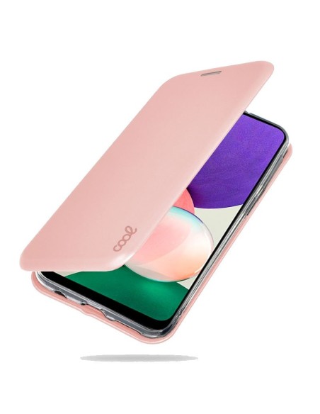 Funda libro soporte A226 Galaxy A22 5G Elegance rosa