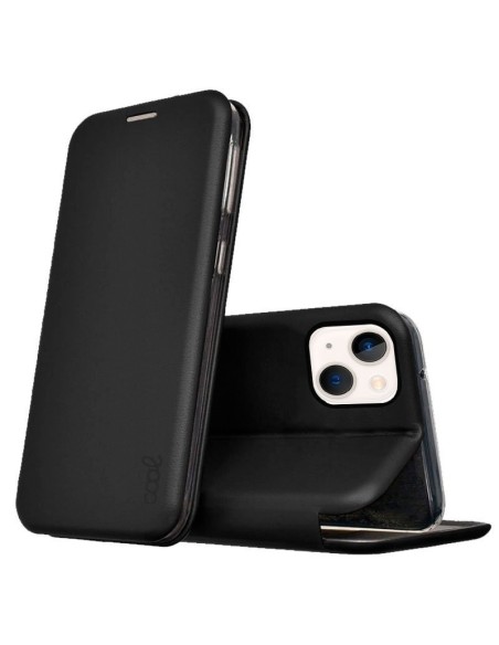 Funda libro soporte iPhone 13 mini Elegance negra