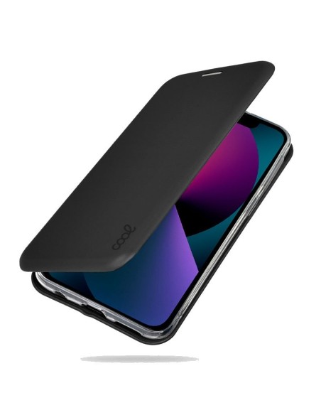 Funda libro soporte iPhone 13 mini Elegance negra