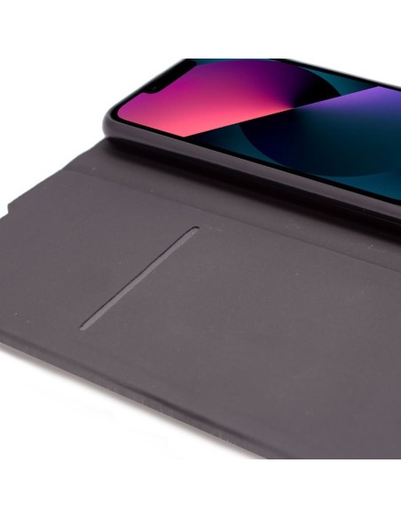 Funda libro soporte iPhone 13 mini Elegance negra
