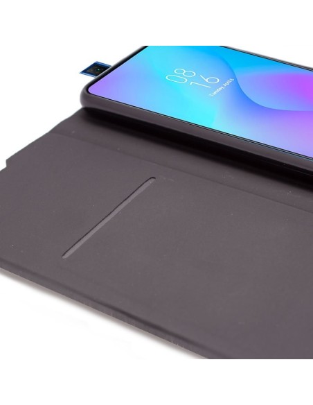 Funda libro soporte Xiaomi Pocophone M3 / Redmi 9T Elegance azul