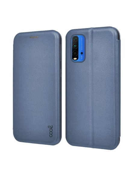 Funda libro soporte Xiaomi Pocophone M3 / Redmi 9T Elegance azul