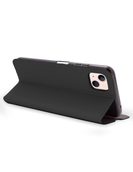 Funda libro soporte iPhone 13 Elegance negra