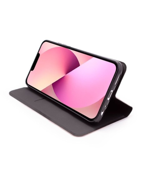 Funda libro soporte iPhone 13 Elegance negra