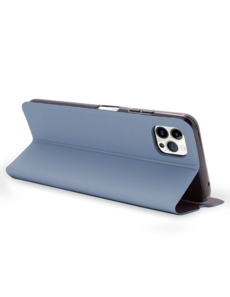 Funda libro soporte iPhone 13 Pro Elegance azul
