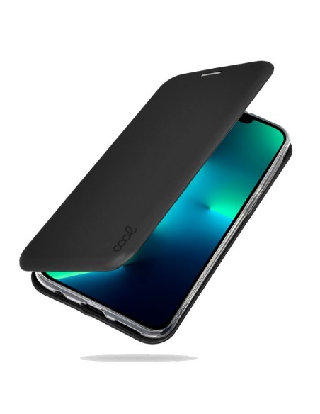 Funda libro soporte iPhone 13 Pro Elegance negra