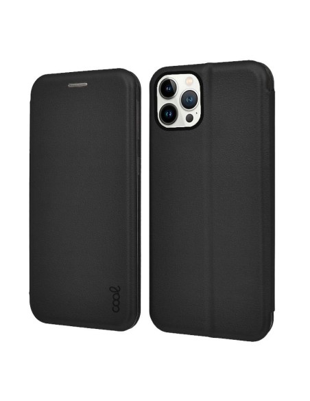 Funda libro soporte iPhone 13 Pro Elegance negra