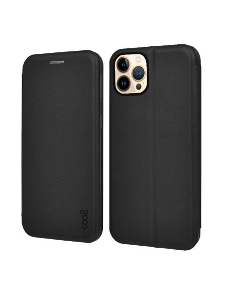 Funda libro soporte iPhone 13 Pro Max Elegance negra