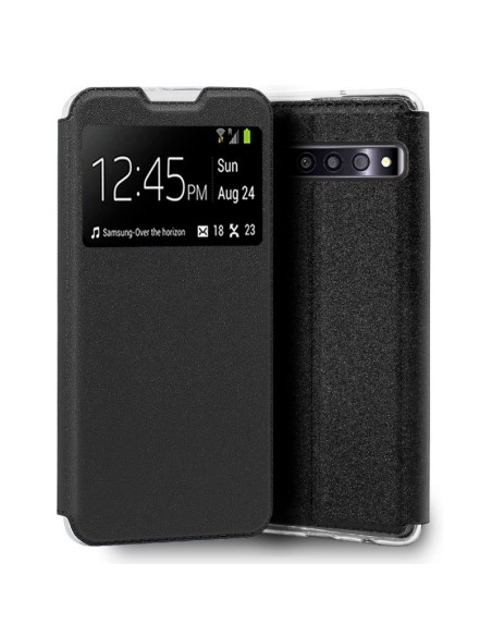 Funda libro soporte TPU TCL 10 Pro negra