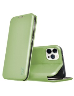 Funda libro soporte iPhone 13 Pro Elegance verde pistacho