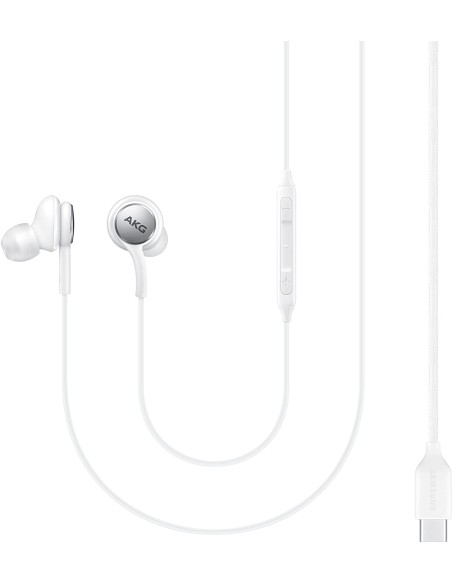 Auriculares tipo C originales Samsung AKG EO-IC100 blancos (Blister)