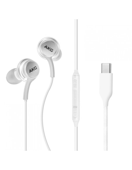 Auriculares tipo C originales Samsung AKG EO-IC100 blancos (Blister)