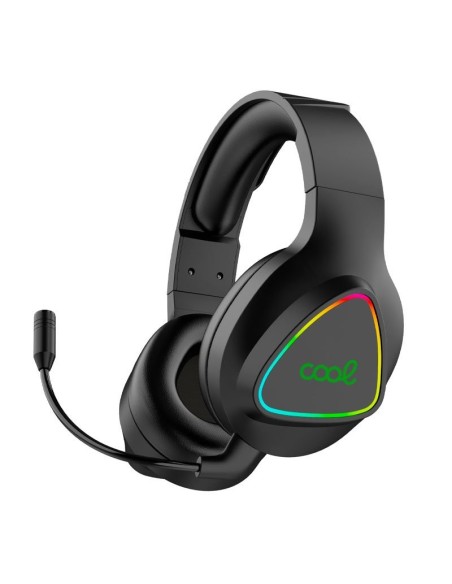 Auriculares inalámbricos estéreo de videojuego para PC / PS4 / PS5 / Xbox COOL Leopard 7.1 negros