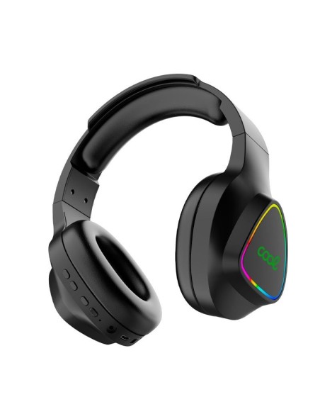 Auriculares inalámbricos estéreo de videojuego para PC / PS4 / PS5 / Xbox COOL Leopard 7.1 negros