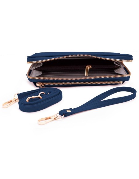 Bolso funda universal horizontal hasta 6,7 pulgadas COOL azul marino