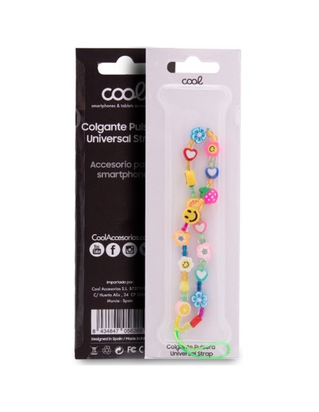 Colgante pulsera cuentas universal para smartphone diseño primavera