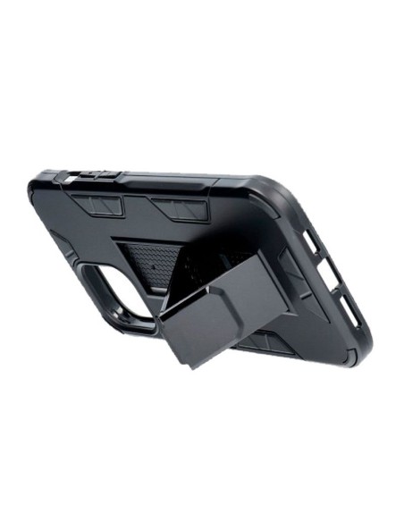 Carcasa endurecida cama TPU Samsung G990B Galaxy S21 FE clip negra