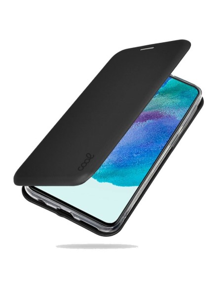 Funda libro soporte TPU Samsung G990B Galaxy S21 FE diseño Elegance negra