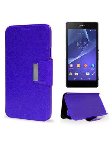 Funda libro soporte Sony Xperia Z2 morada