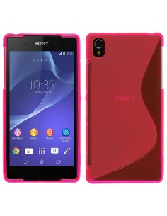 Funda gel TPU ola Sony Xperia Z2 rosa