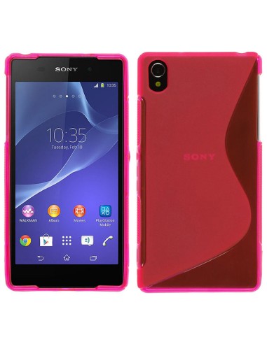 Funda gel TPU ola Sony Xperia Z2 rosa