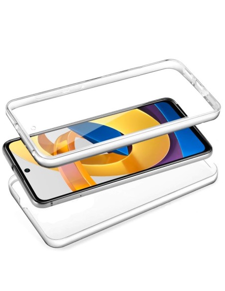 Carcasa TPU 3D Redmi Note 11S 5G / Poco M4 Pro 5G transparente (Frontal + trasera)