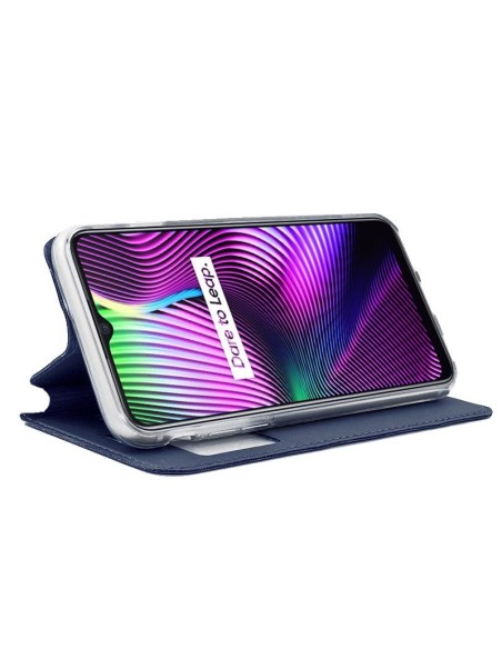 Funda libro soporte TPU Realme 7i / C25s azul