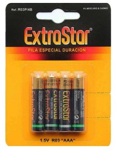 Paquete de 4 pilas Special Duration AAA LR03 1,5V