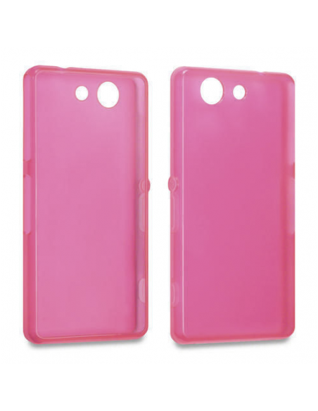 Funda gel TPU mate Sony Xperia Z3 Compact rosa