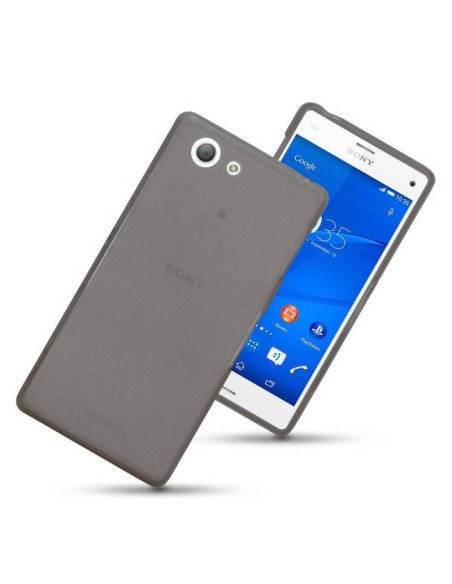 Funda gel TPU mate Sony Xperia Z3 Compact negra