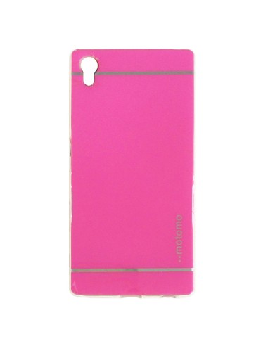Carcasa TPU Motomo Sony Xperia Z5 rosa metalizada brillante