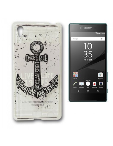 Carcasa TPU transparente Sony Xperia Z5 diseño 3D Ancla